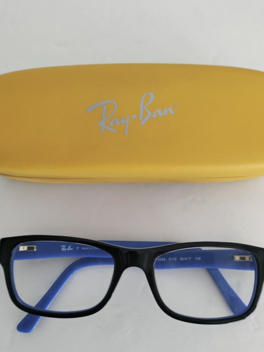 Ray-Ban RB5268 5179 Men's Black on Blue 50/17-135 w/Case FRAMES ONLY
